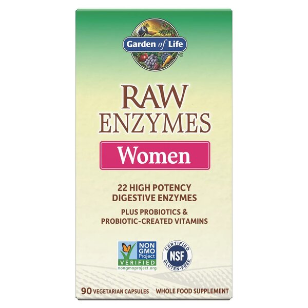 Garden of Life Raw Enzymes Women - 90 vcaps - Vitamins & Minerals at MySupplementShop by Garden of Life