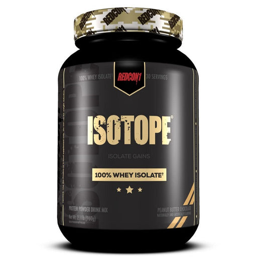 Redcon1 Isotope – 100% Whey Isolate 1026g Peanut Butter Chocolate | High-Quality Protein | MySupplementShop.co.uk