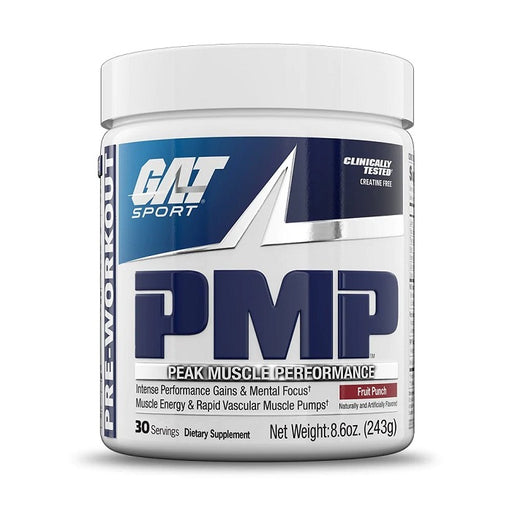 GAT PMP, Fruit Punch - 243 grams | High-Quality Pre & Post Workout | MySupplementShop.co.uk