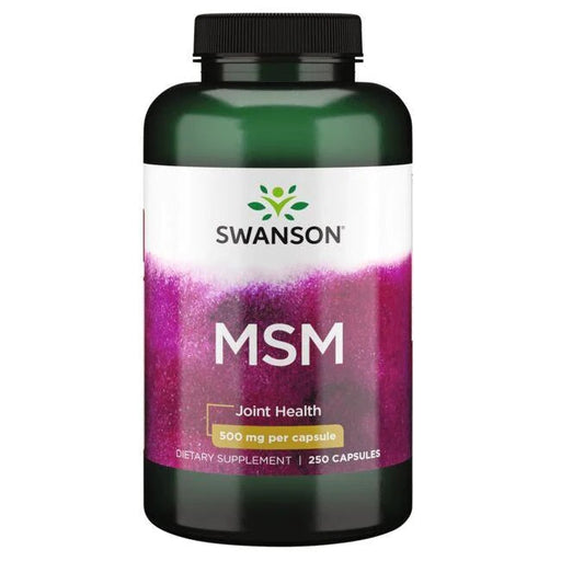 Swanson MSM, 500mg - 250 caps | High-Quality Joint Support | MySupplementShop.co.uk