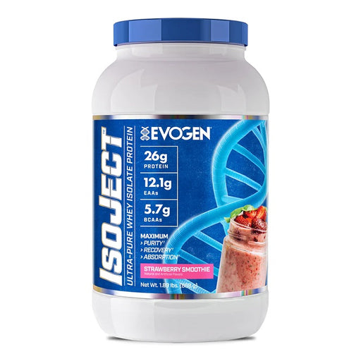 Evogen IsoJect, Strawberry Smoothie - 858 grams | High-Quality Protein | MySupplementShop.co.uk