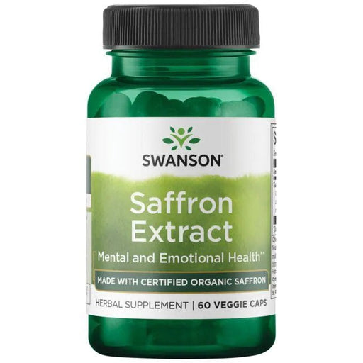 Swanson Saffron Extract - 60 vcaps | High-Quality Slimming and Weight Management | MySupplementShop.co.uk