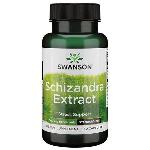 Swanson Schizandra Extract, 500mg - 60 caps - Health and Wellbeing at MySupplementShop by Swanson