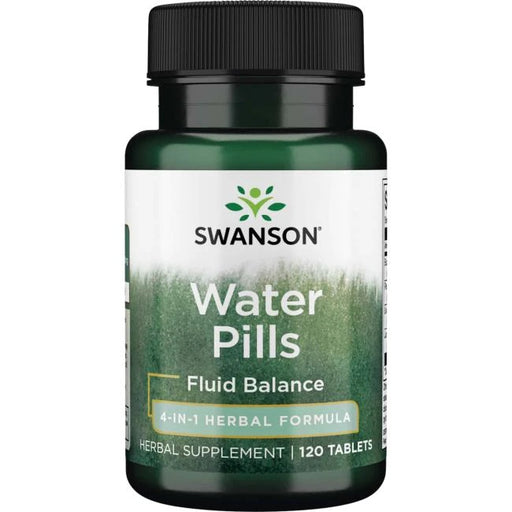 Swanson Water Pills - 120 tabs | High Quality Digestive Health Supplements at MYSUPPLEMENTSHOP.co.uk