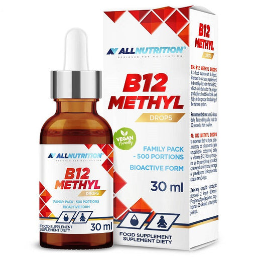 Allnutrition B12 Methyl Drops - 30 ml. | High-Quality Vitamin B12 | MySupplementShop.co.uk