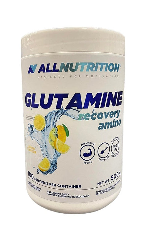 Allnutrition Glutamine Recovery Amino, Lemon - 500g | High-Quality L-Glutamine, Glutamine | MySupplementShop.co.uk