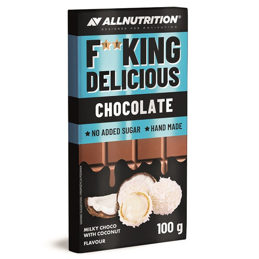 Allnutrition Fitking Delicious Chocolate, Milky Choco with Coconut - 100g | High-Quality Boxes & Gifts | MySupplementShop.co.uk