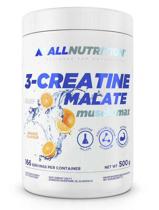 Allnutrition 3-Creatine Malate, Orange - 500 grams | High-Quality Creatine Supplements | MySupplementShop.co.uk