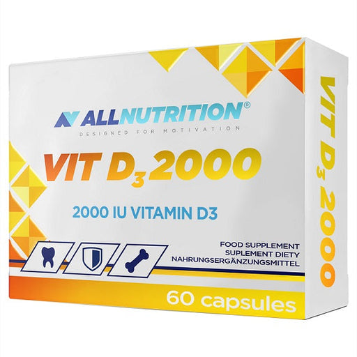 Allnutrition Vit D3 2000 IU - 60 caps | High-Quality Vitamins & Minerals | MySupplementShop.co.uk