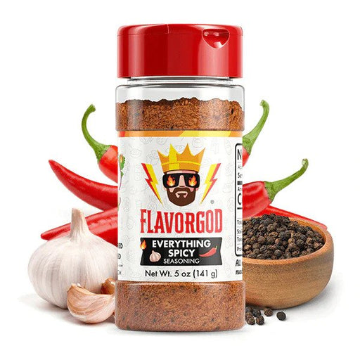 FlavorGod Everything Spicy Seasoning - 141g | High-Quality Dietary Management | MySupplementShop.co.uk