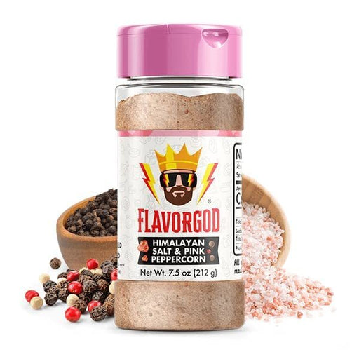 FlavorGod Himalayan Salt & Pink Peppercorn - 212g | High-Quality Supplements | MySupplementShop.co.uk