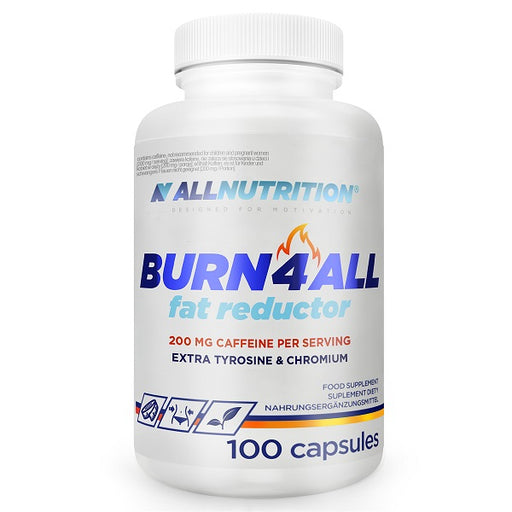 Allnutrition Burn4ALL, 200mg Caffeine - 100 caps | High-Quality Slimming and Weight Management | MySupplementShop.co.uk