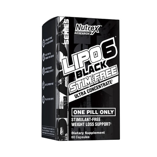 Nutrex Lipo-6 Black Ultra Concentrate Stim-Free - 60 caps (EAN 850026029437) | High-Quality Slimming and Weight Management | MySupplementShop.co.uk