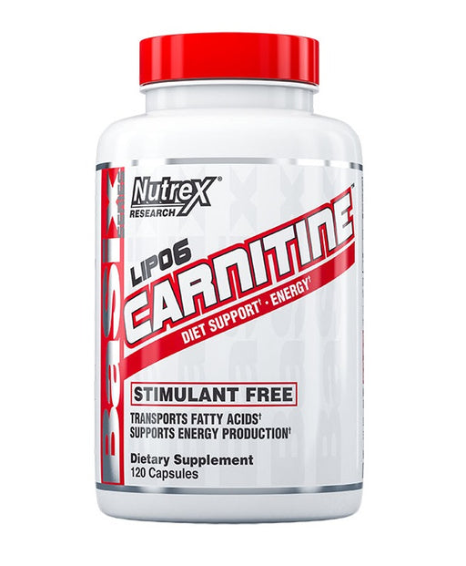 Nutrex Lipo-6 Carnitine - 120 caps | High-Quality Slimming and Weight Management | MySupplementShop.co.uk