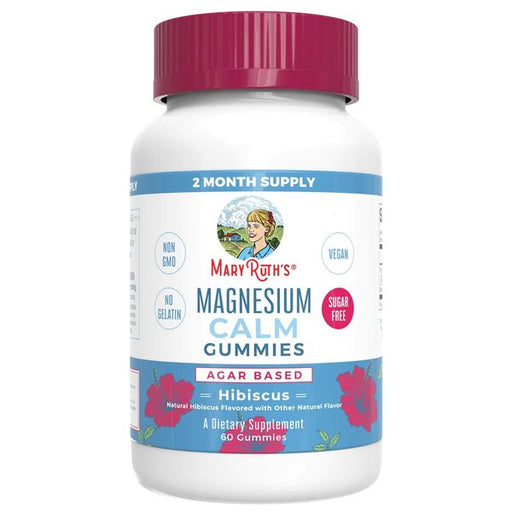 MaryRuth Organics Magnesium Calm Gummies, Hibiscus - 60 gummies | High-Quality Sports Supplements | MySupplementShop.co.uk