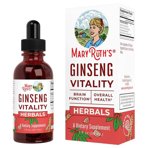 MaryRuth Organics Ginseng Vitality Herbals Liquid Drops - 30 ml. | High-Quality Tops, T-Shirts & Blouses | MySupplementShop.co.uk