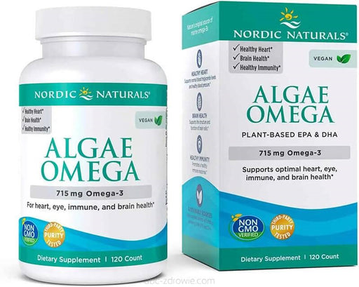 Nordic Naturals Algae Omega, 715mg Omega 3 - 120 softgels | High-Quality Omegas, EFAs, CLA, Oils | MySupplementShop.co.uk