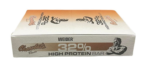 32% High Protein Bar, Chocolate - 12 x 60g by Weider at MYSUPPLEMENTSHOP.co.uk