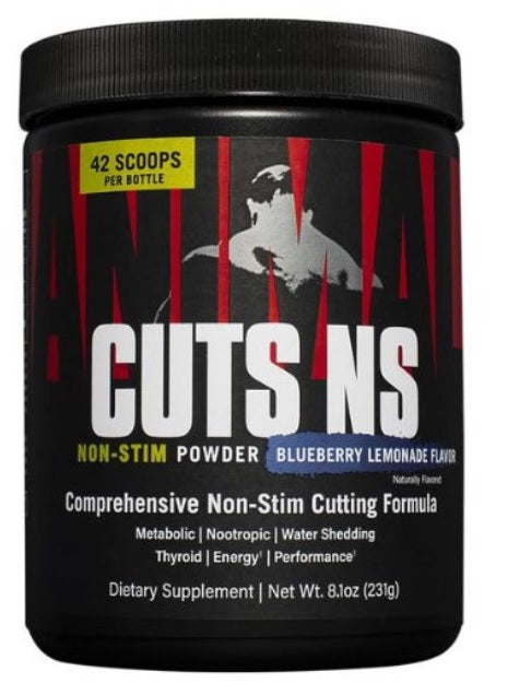 Animal Cuts Non-Stim Powder, Blueberry Lemonade - 231g  by Universal Nutrition at MYSUPPLEMENTSHOP.co.uk