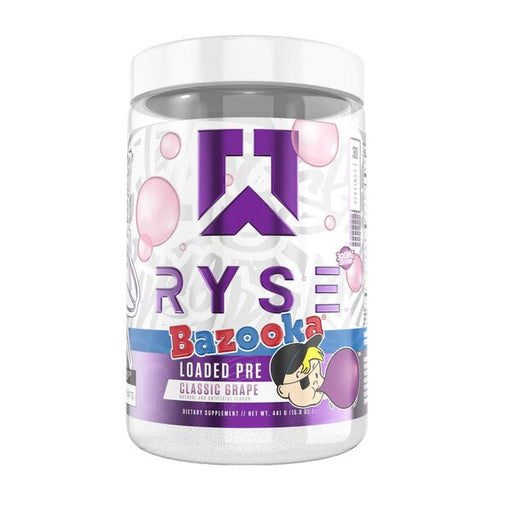 Loaded Pre, Bazooka Classic Grape - 438g by RYSE at MYSUPPLEMENTSHOP.co.uk