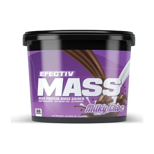 Mass, Milky Choc - 5000g by Efectiv Nutrition at MYSUPPLEMENTSHOP.co.uk