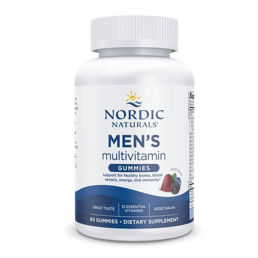 Men's Multivitamin Gummies, Mixed Berry - 60 gummies by Nordic Naturals at MYSUPPLEMENTSHOP.co.uk