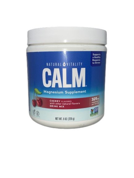 Natural Vitality Calm Magnesium Powder Cherry  226g - Health and Wellbeing at MySupplementShop by Natural Vitality