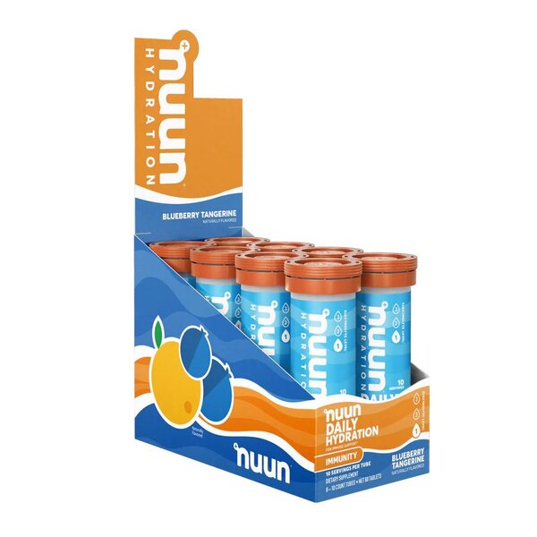 Nuun Daily Hydration Immunity Blueberry Tangerine  8 x 10 count tubes - Vegan Products at MySupplementShop by Nuun