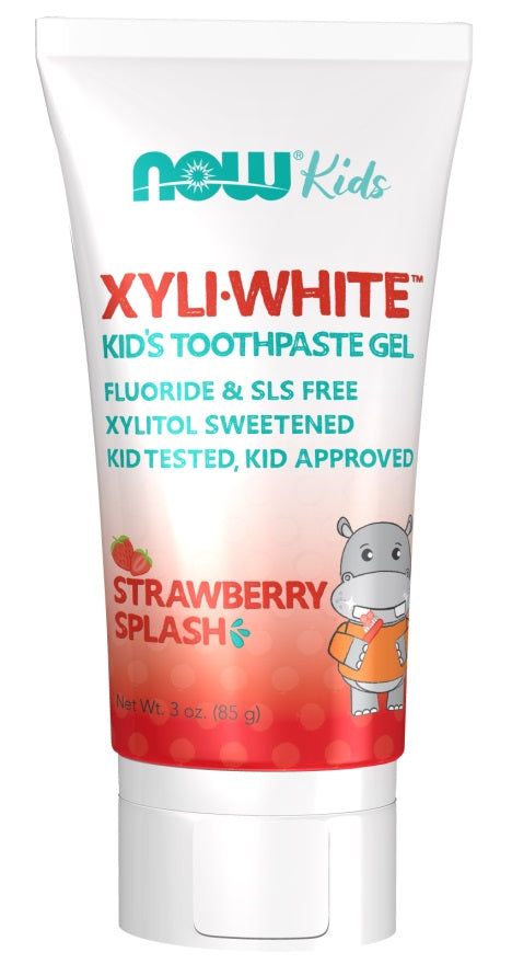 XyliWhite Kids, Strawberry Splash - 85g by NOW Foods at MYSUPPLEMENTSHOP.co.uk