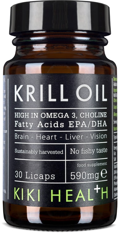 Kiki Health Krill Oil 30 Licaps | High-Quality Vitamins & Supplements | MySupplementShop.co.uk