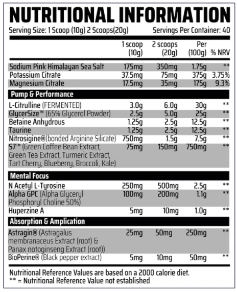 Chemical Warfare Nitro Pump Caribbean Crush 400g - Health Foods at MySupplementShop by Chemical Warfare