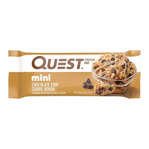 Quest Nutrition Mini Protein Bar 8x32g Chocolate Chip Cookie Dough | High-Quality Bakery | MySupplementShop.co.uk