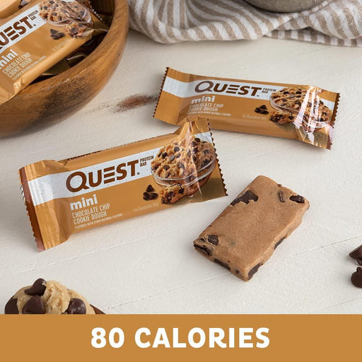 Quest Nutrition Mini Protein Bar 8x32g Chocolate Chip Cookie Dough | High-Quality Bakery | MySupplementShop.co.uk