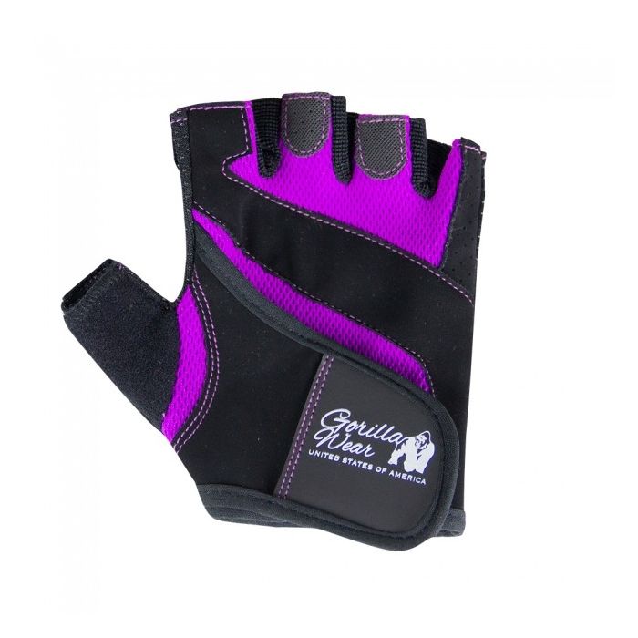 Gorilla Wear Womens Fitness Gloves - Black/Purple